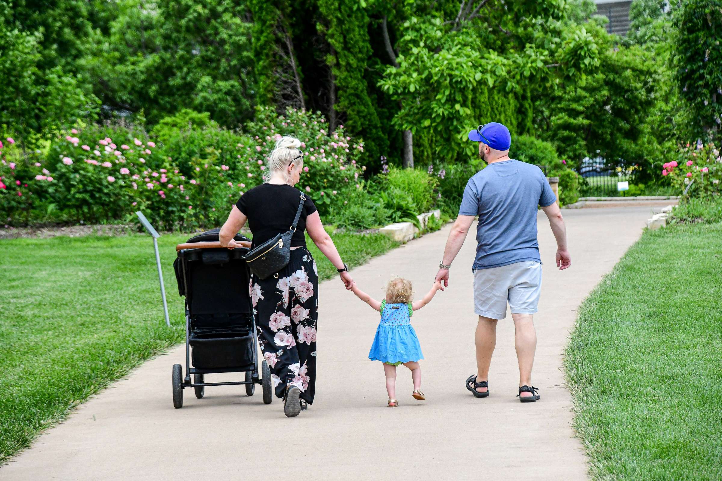 Visitors to Reiman Gardens