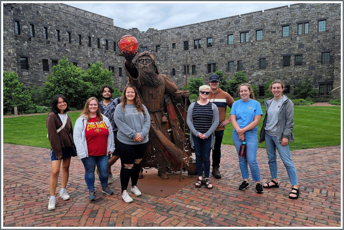 2022 Interns pose during a field trip in Madison, Wisconsin.