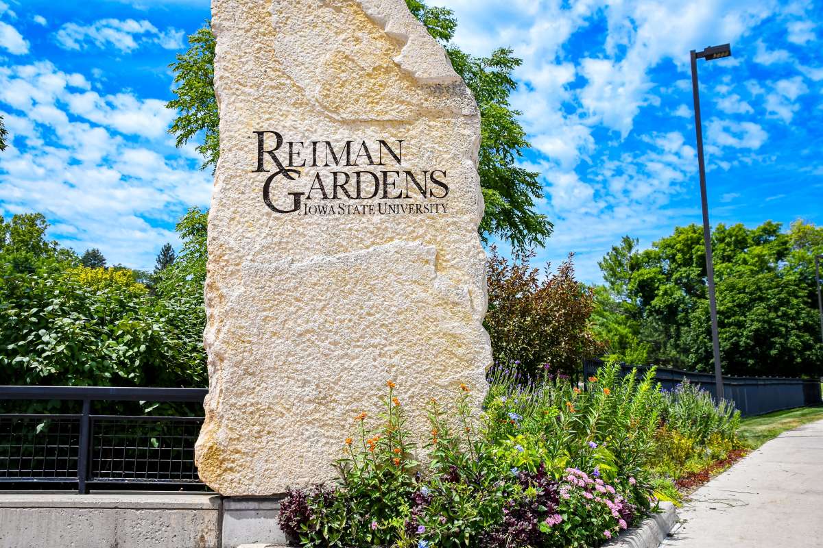 Reiman Gardens Front Sign