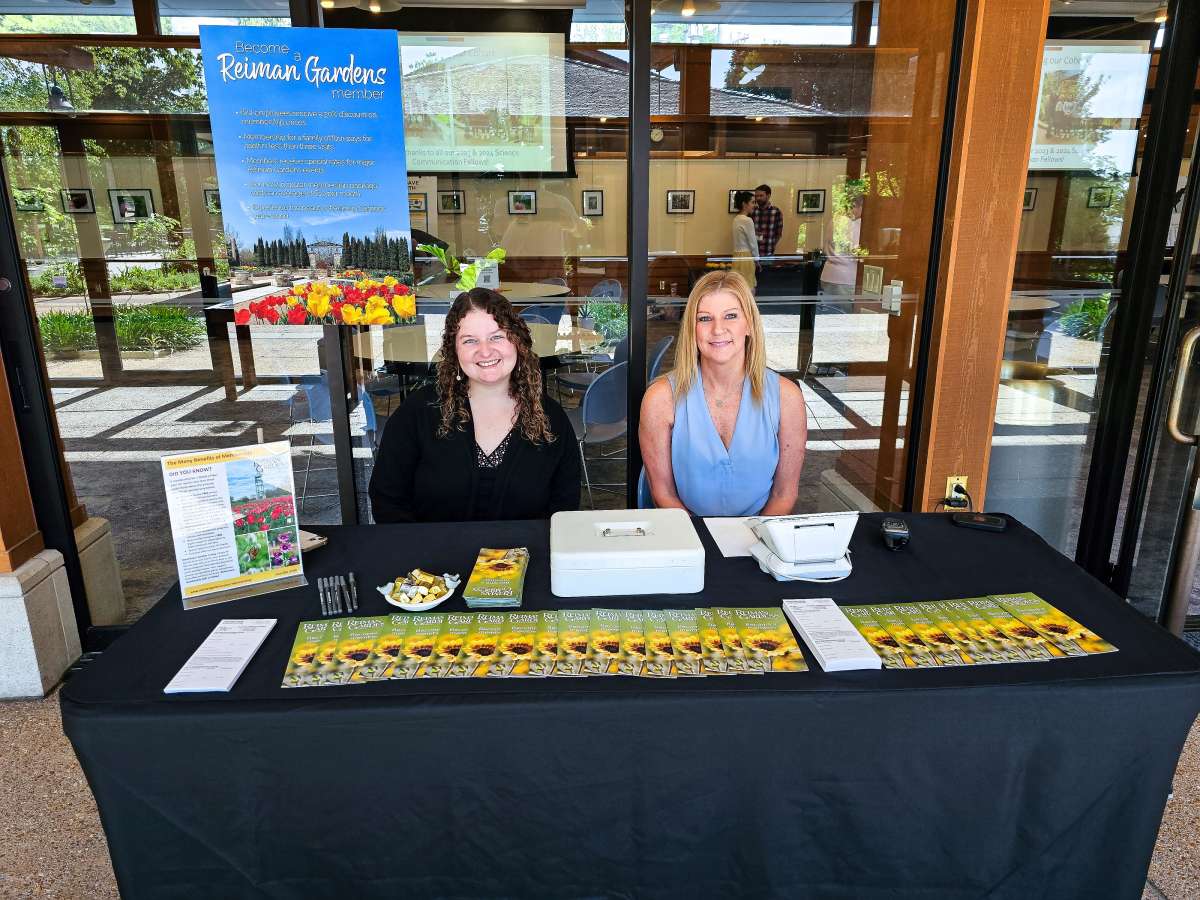 Reiman Gardens Staff at Check In Table