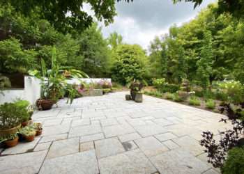 Pattern Garden, overlooking the patterned patio.